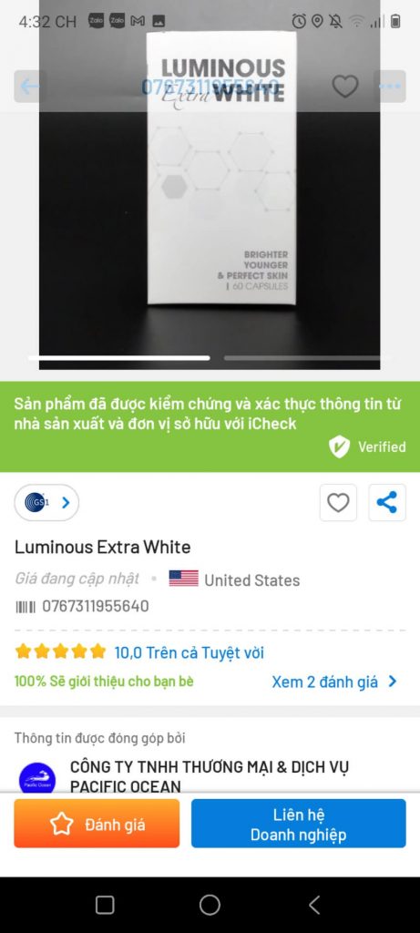 luminous extra white