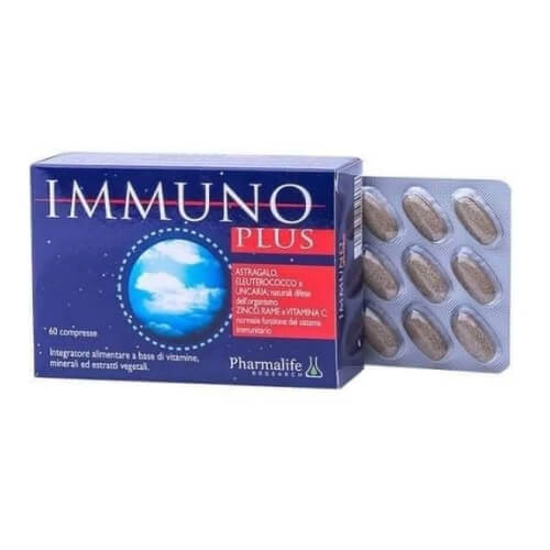 Viên uống Immuno Plus Tăng Cường Hệ Miễn Dịch - Chính hãng Italia, hộp 60 viên | Hara Beauty - Chuyên dược mỹ phẩm chính hãng